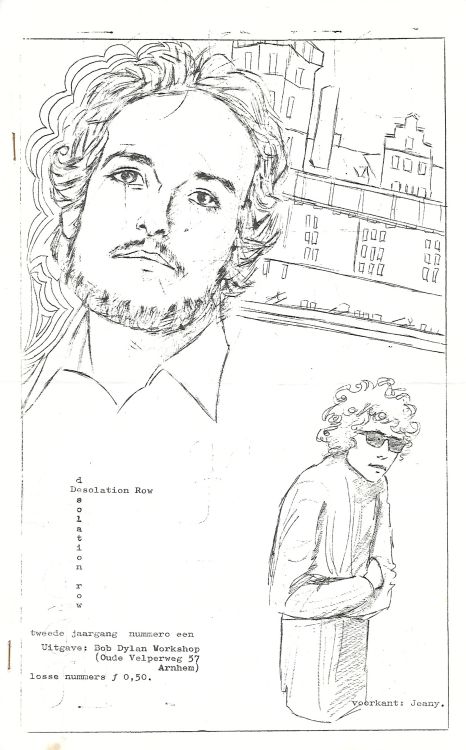 desolation row Vol 2 (1970), issue 1 bob Dylan Fanzine